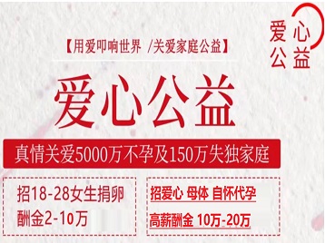 鹿泉捐卵助孕生子 爱心志愿者招募